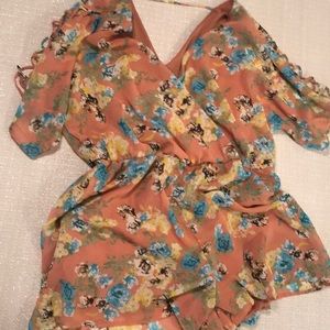 Sweet Floral Summer Romper by Bailey Blue